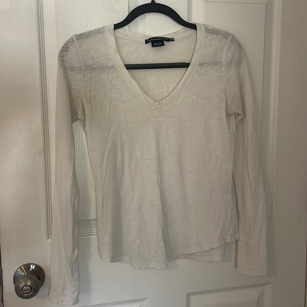 Ralph Lauren white longsleeve